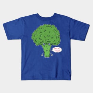 Worried Broccoli Kids T-Shirt